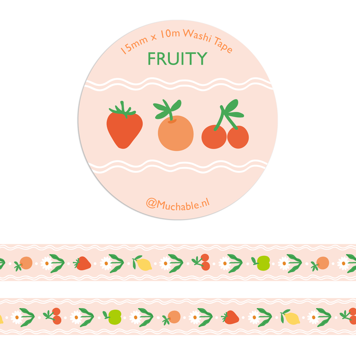 Fruity Pattern Washi Tape