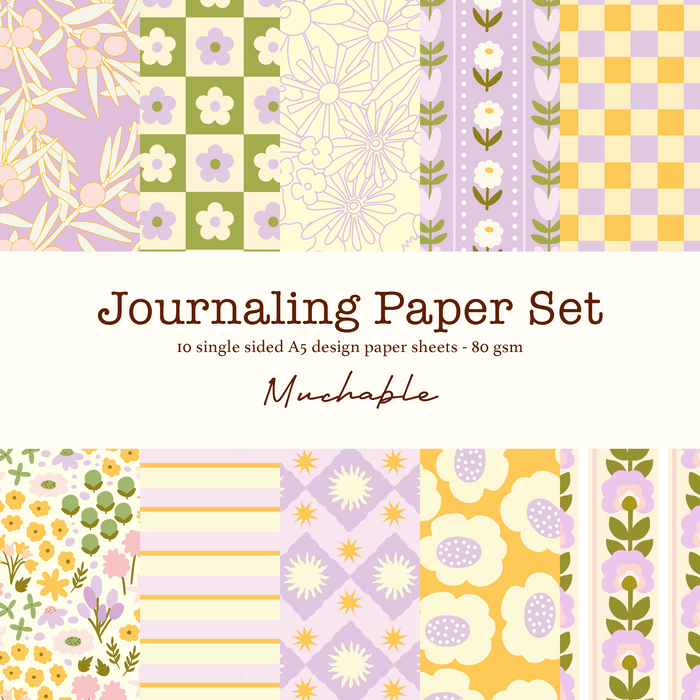 Journaling Paper Set - Floral