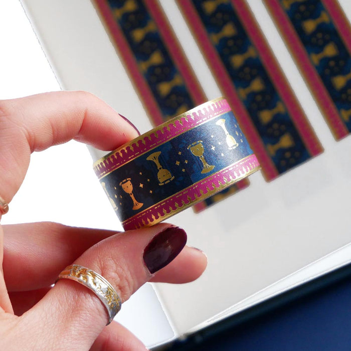 Blood Spilled Washi Tape - Blue