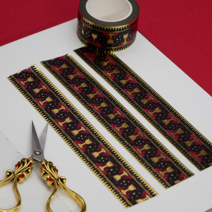 Blood Spilled Washi Tape - Black