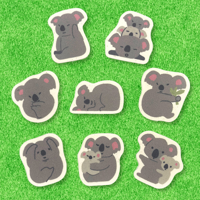 Banana Paper Flake Stickers - Koala