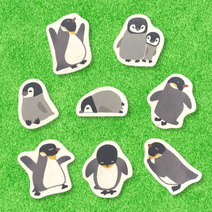 Banana Paper Flake Stickers - Koutei Penguin
