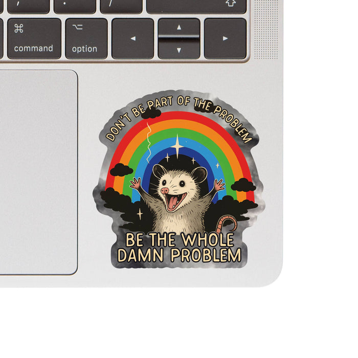 Problem Possum Vinyl Sticker