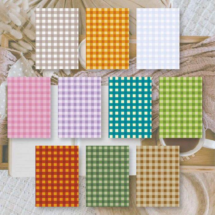 Gingham A5 Scrapbook Paper Pack