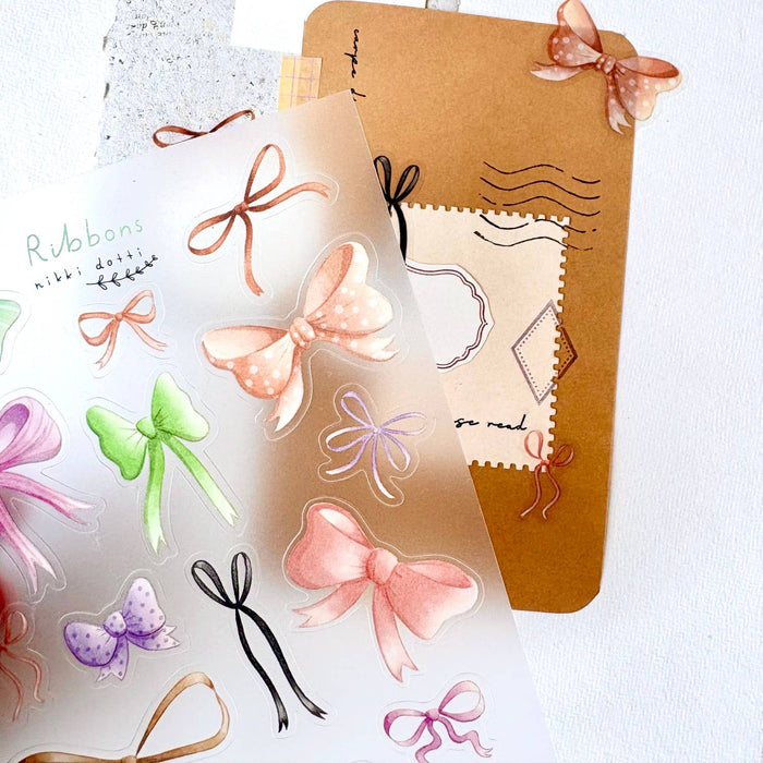 Sticker Sheet - Ribbons