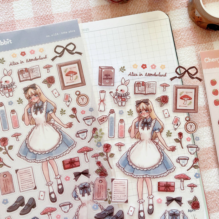 Little Alice Clear Sticker Sheet