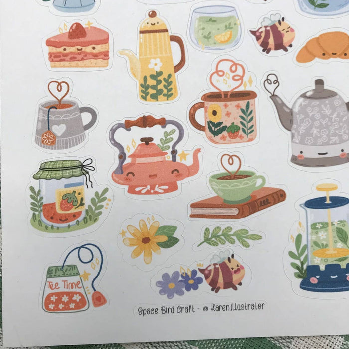 Tea Time Sticker Sheet