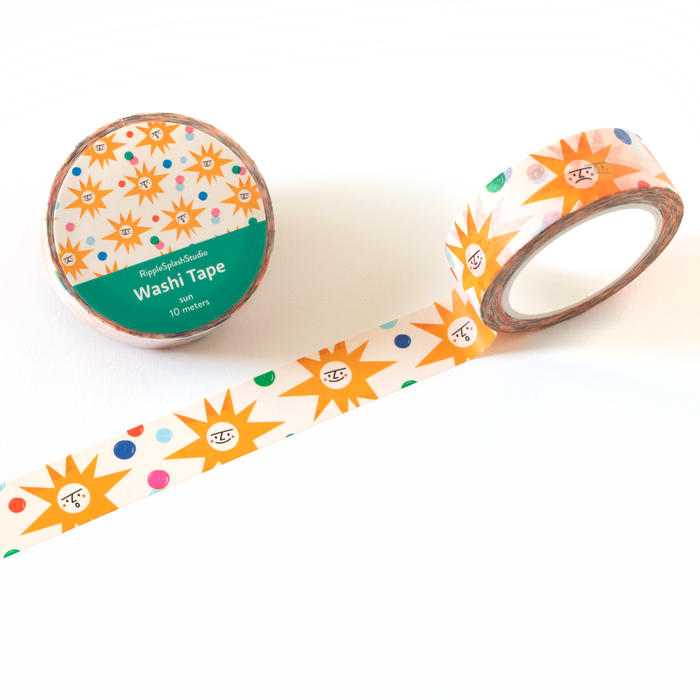 Sun Pattern Washi Tape