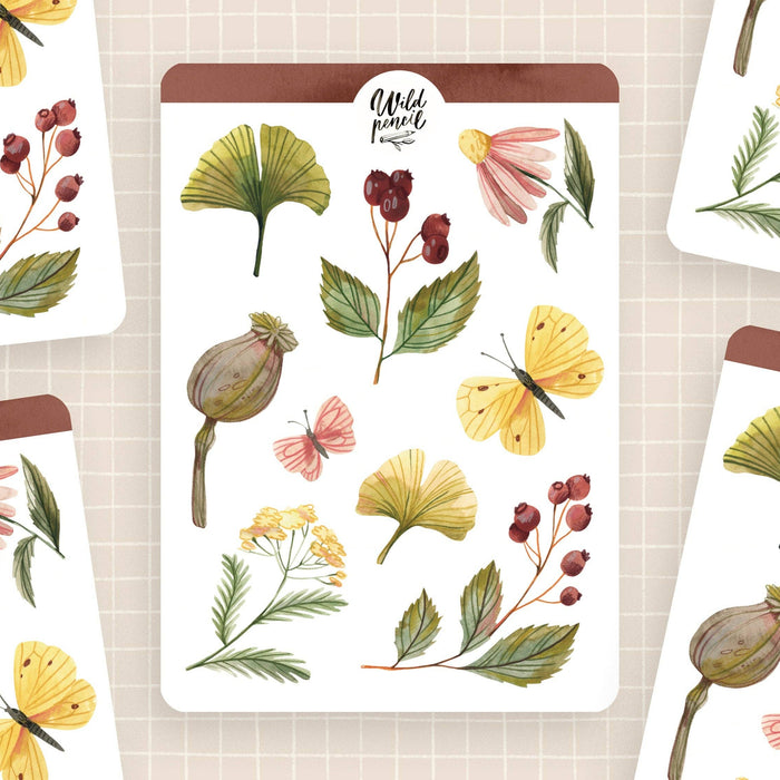 Sticker Sheet — Forest Treasures
