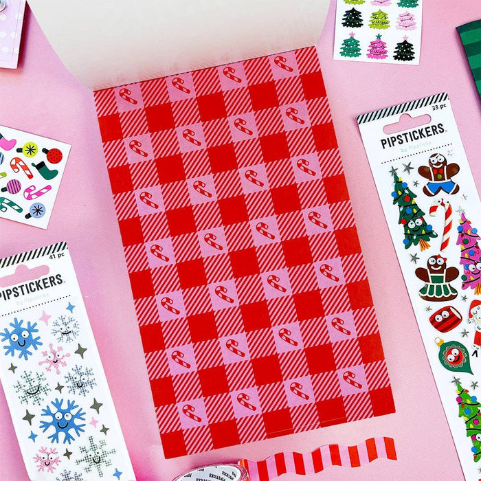 Charming Christmas Sticker Paper Scrap Pad