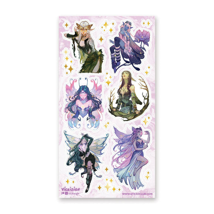 Enchanted Forest Faes Sticker Sheet