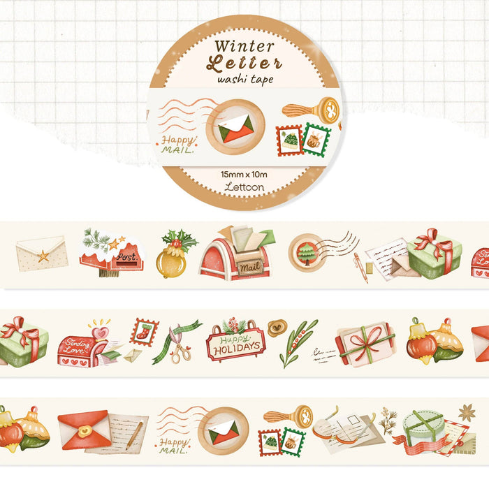 Washi Tape - Winter Letter
