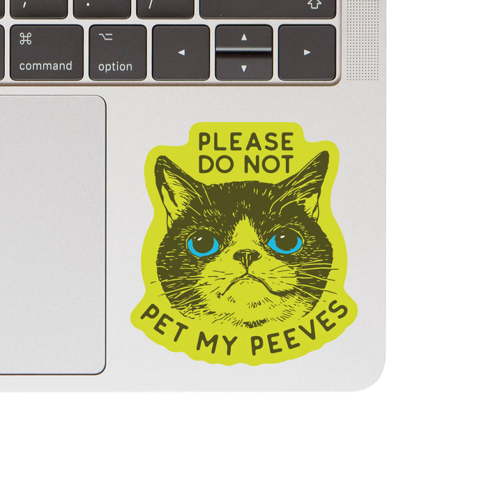 Do Not Pet My Peeves Vinyl Sticker