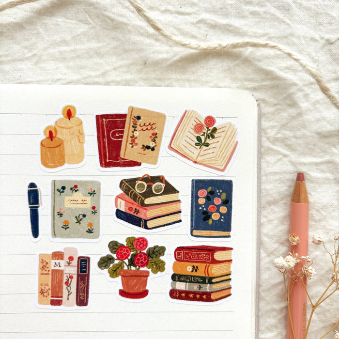 Book Lover - Sticker Sheet