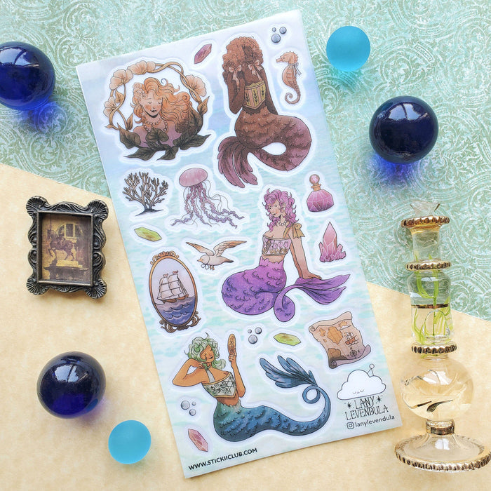 Mesmerizing Mermaids Sticker Sheet