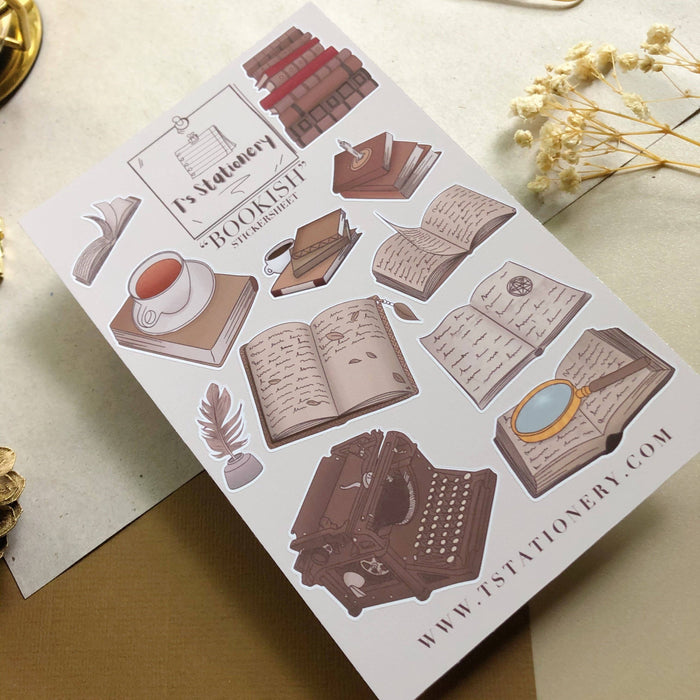 Bookish Sticker Sheet