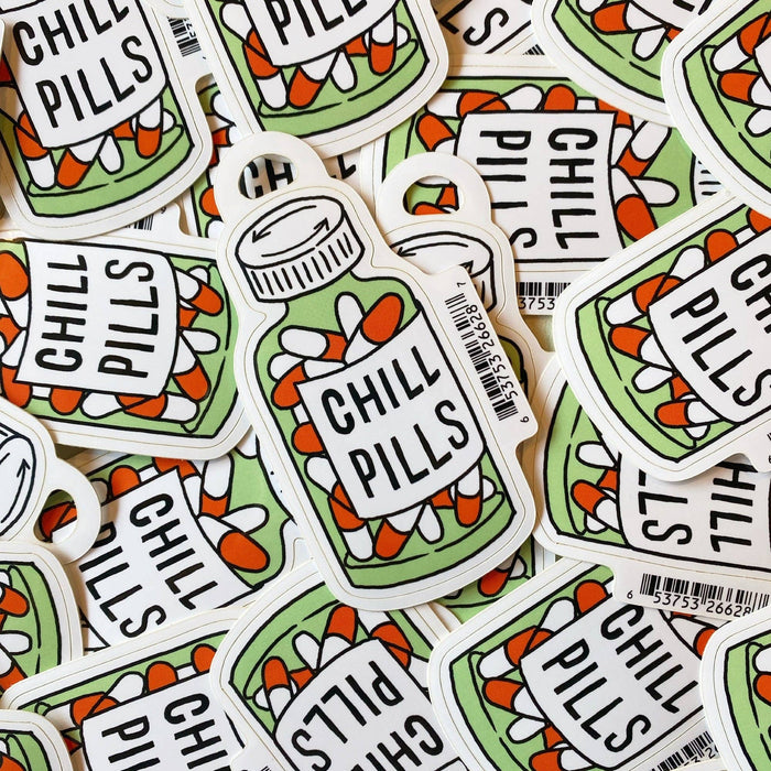 Chill Pill Vinyl Sticker
