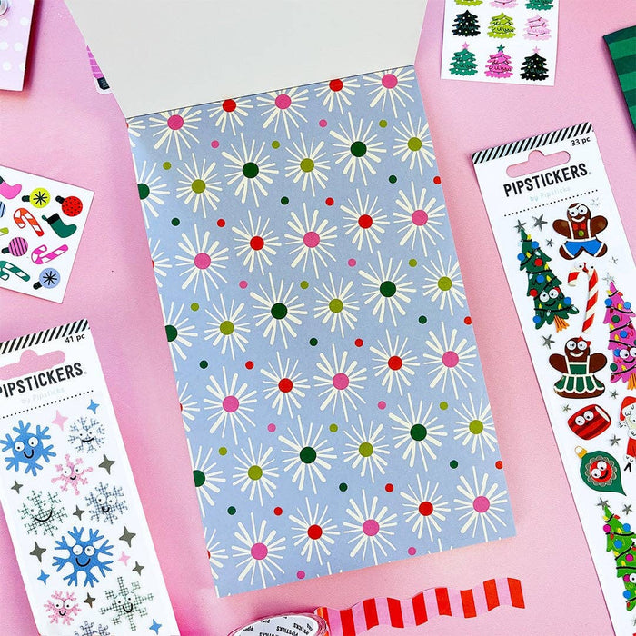 Charming Christmas Sticker Paper Scrap Pad