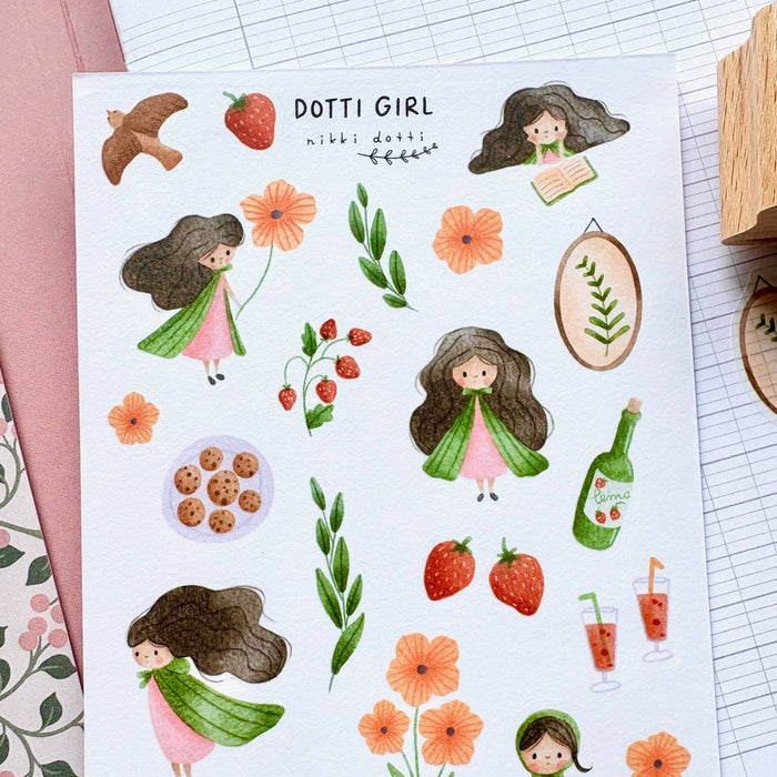 Sticker Sheet - Dotti Girl