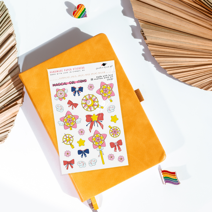 Sticker Sheet - Magical Girl Items