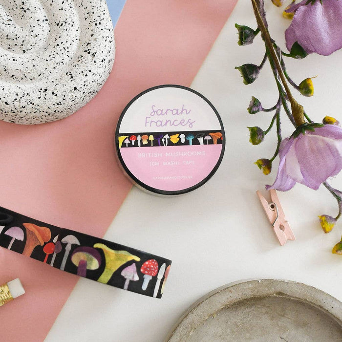 British Mushrooms Washi Tape