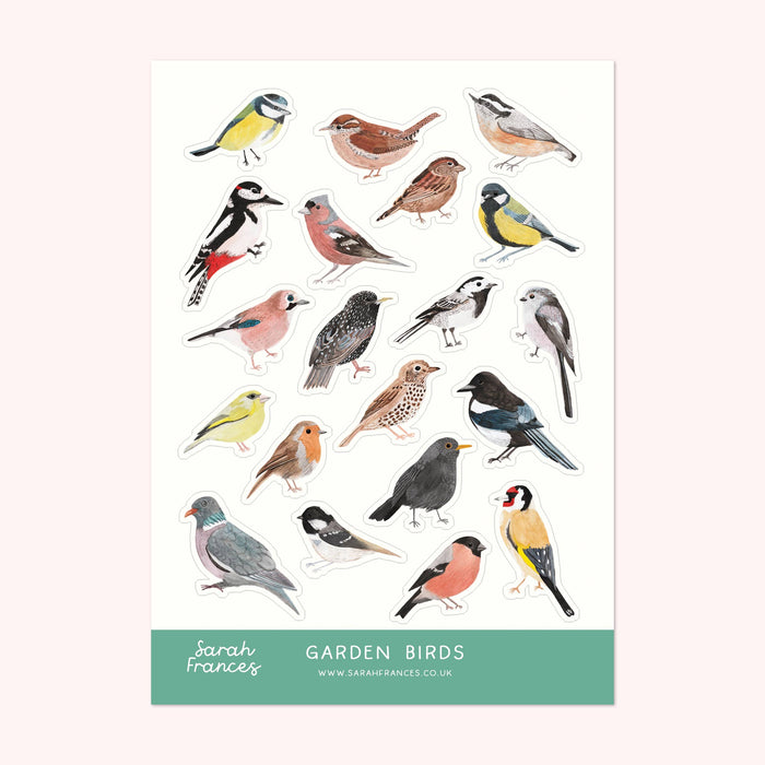 Garden Birds Sticker Sheet