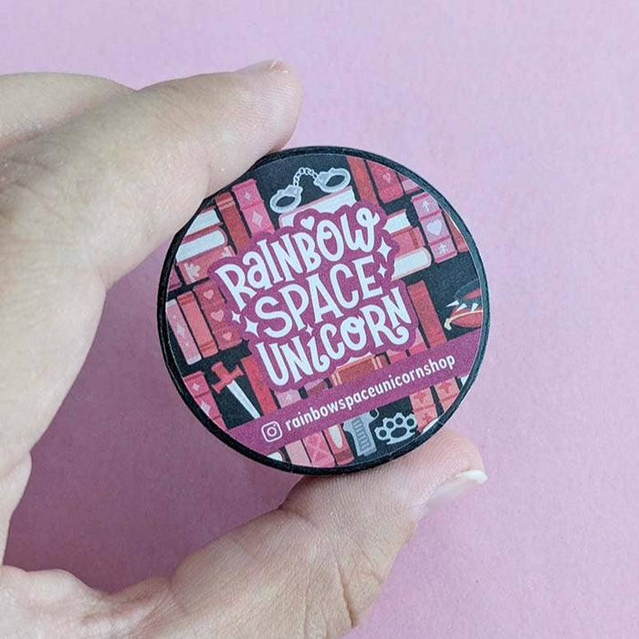 Dark Romance Bookcase Washi Tape