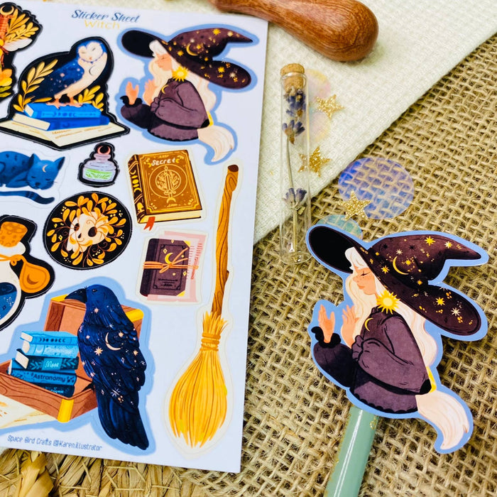 Witch Sticker Sheet