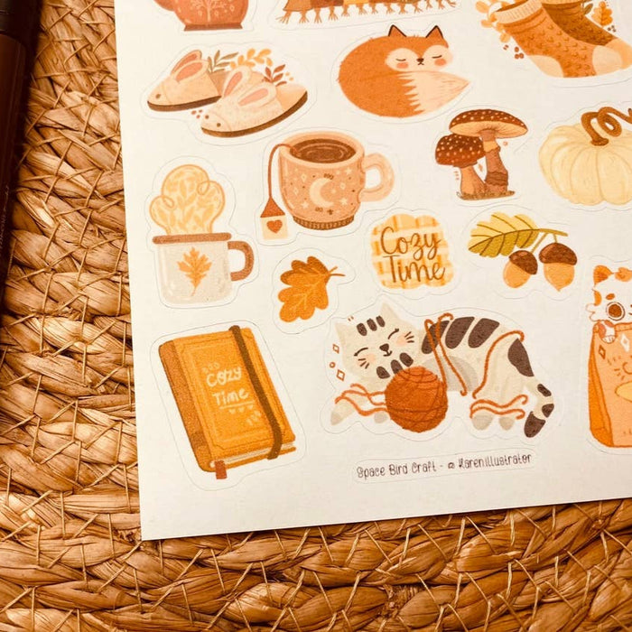 Cozy Time Sticker Sheet