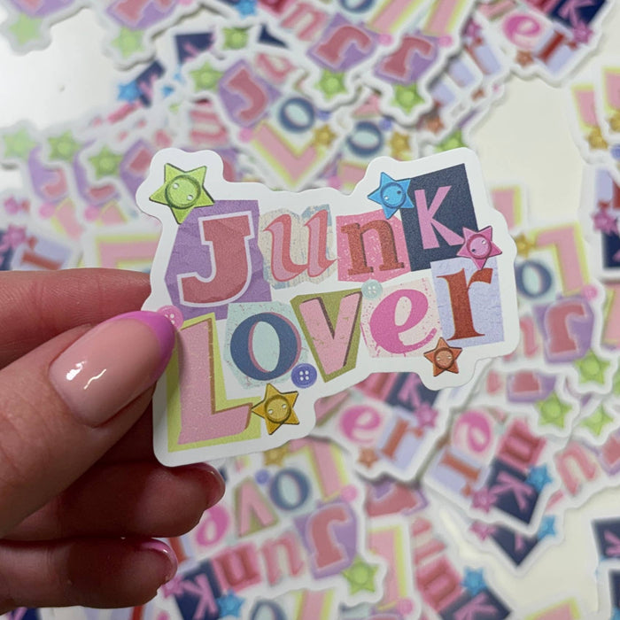 Junk Lover Die Cut Sticker