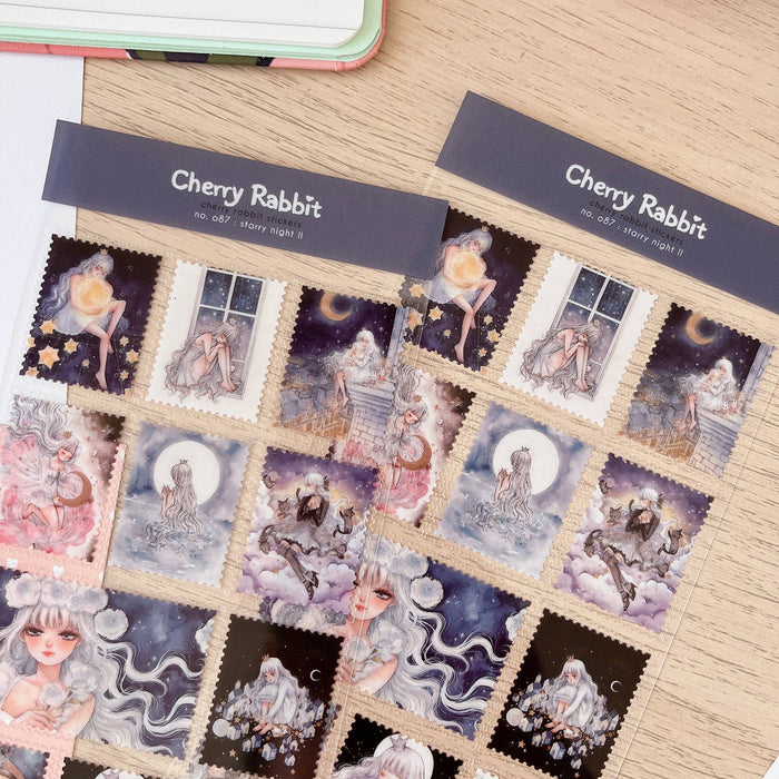 Starry Night II Clear Sticker Sheet