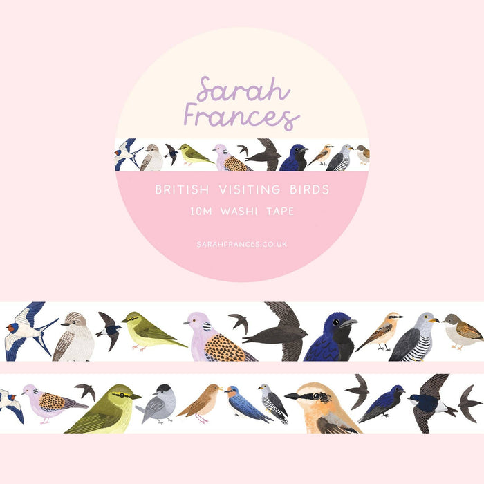 British Visiting Birds Washi Tape