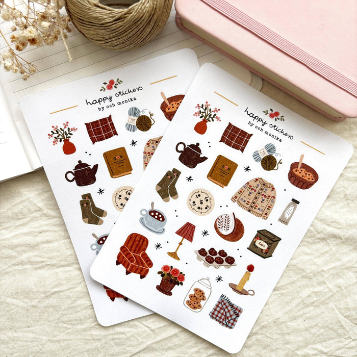 Cozy Home - Sticker Sheet