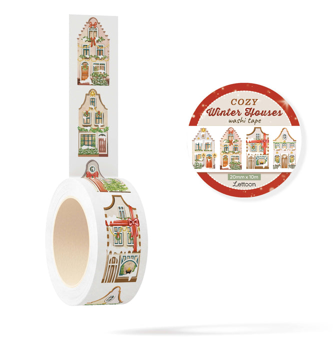 Washi Tape - Cozy Winter Houses