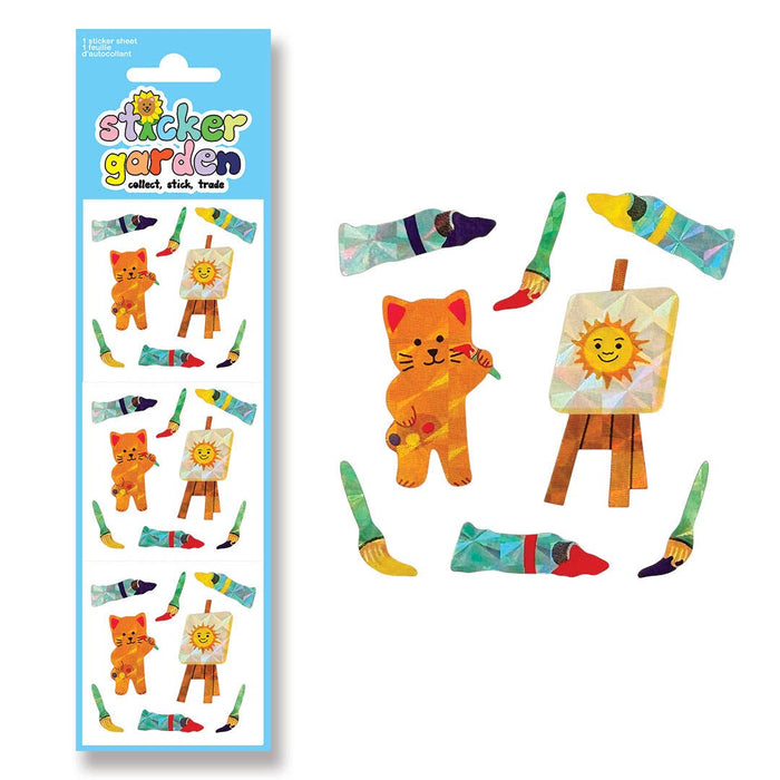 Prism Stickers - Cat Artist