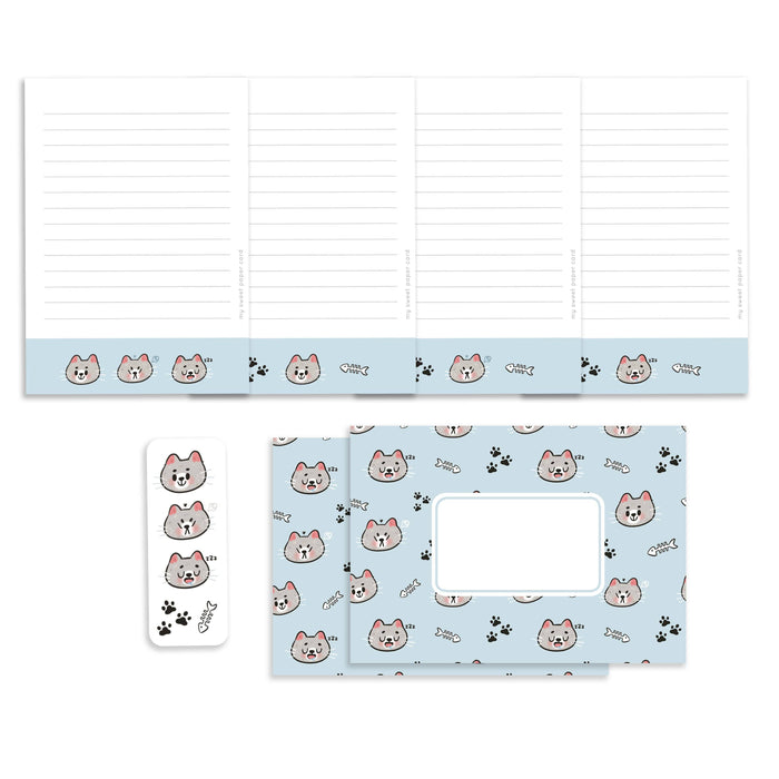 Mini Cat Letter Writing Set