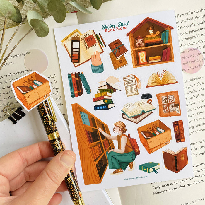 Book Store Sticker Sheet