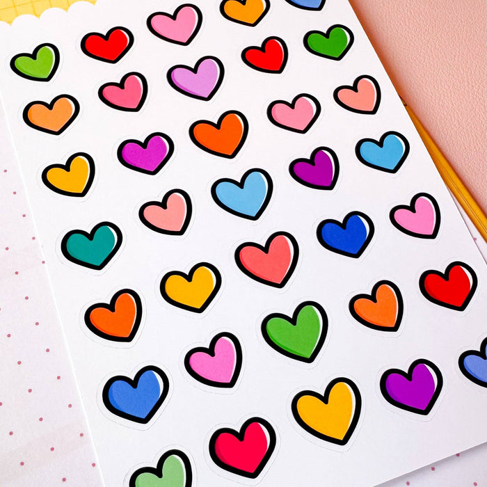 Hearts Sticker Sheet