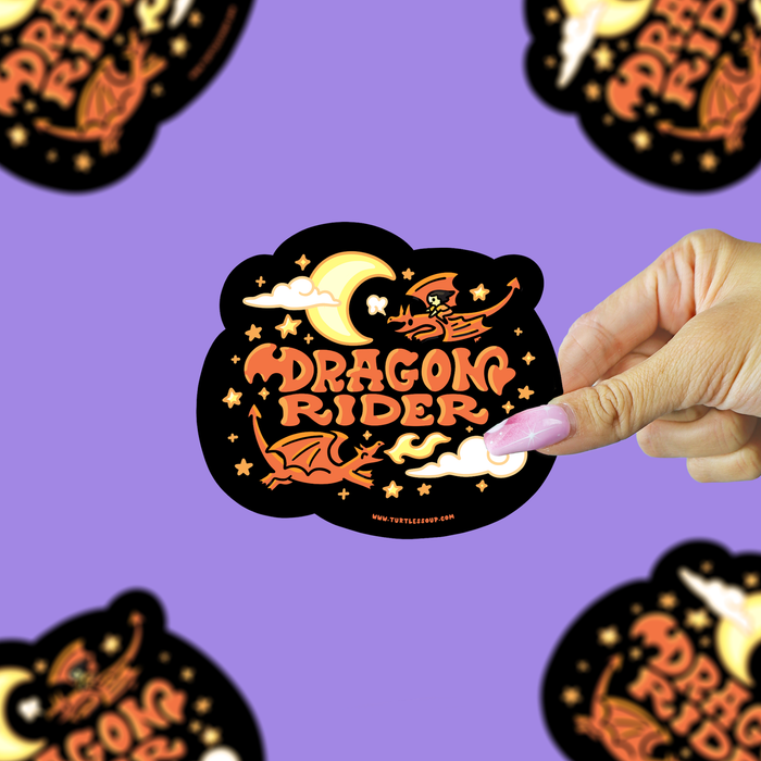 Dragon Rider Vinyl Sticker