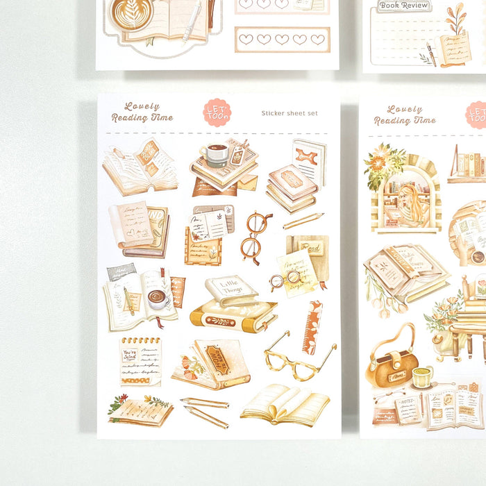 Lovely Reading Time Sticker Set - 5 Sheets