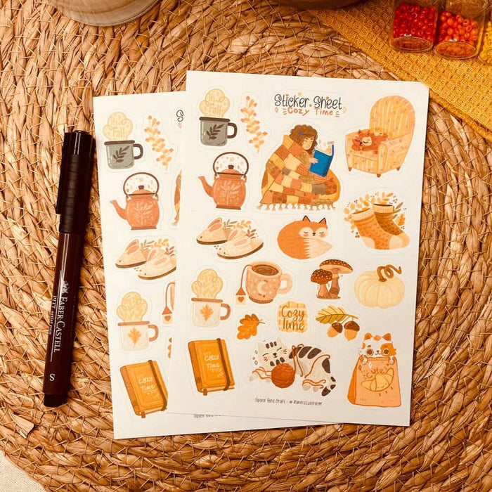 Cozy Time Sticker Sheet
