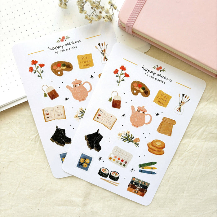 Bits And Pieces - Sticker Sheet