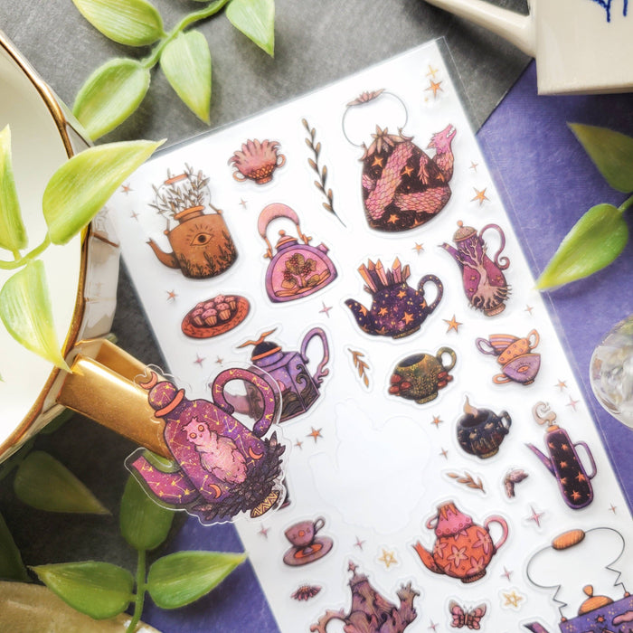 Starbrewed Tea Party Sticker Sheet