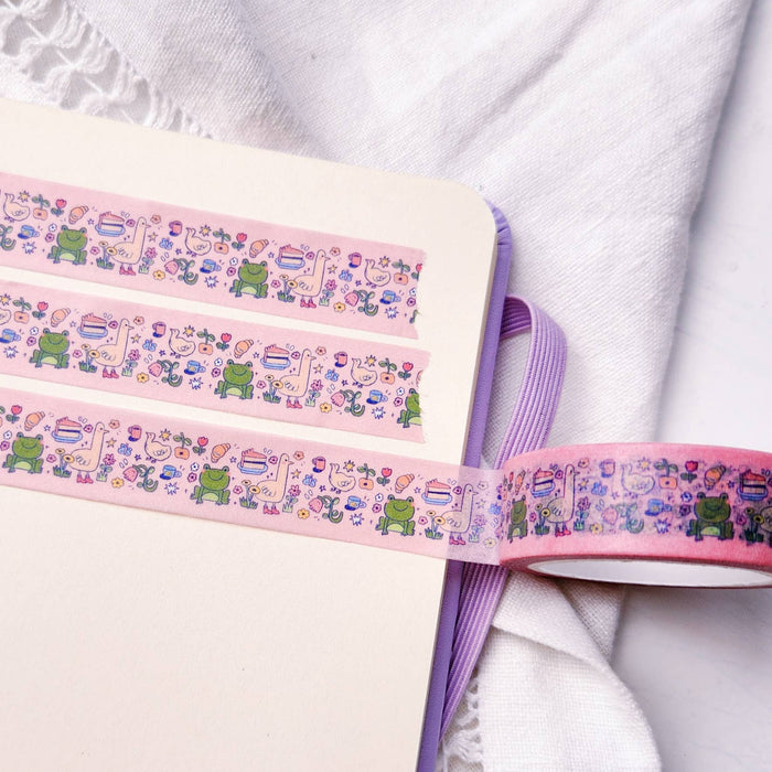 Frogs and Ducks Washi Tape
