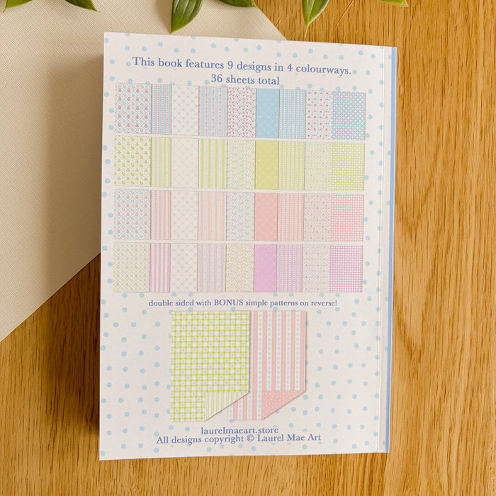 Spring Florals - Scrapbook Paper Book