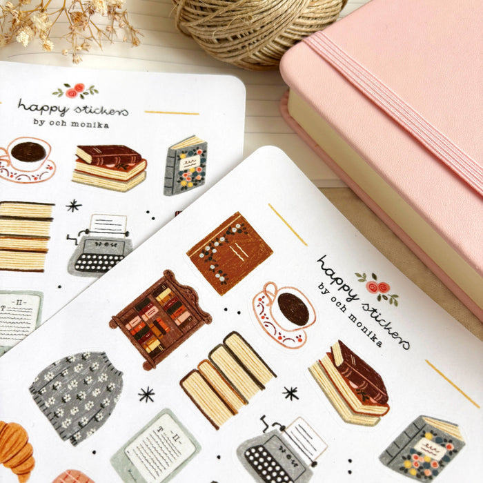Bookish Corner - Sticker Sheet