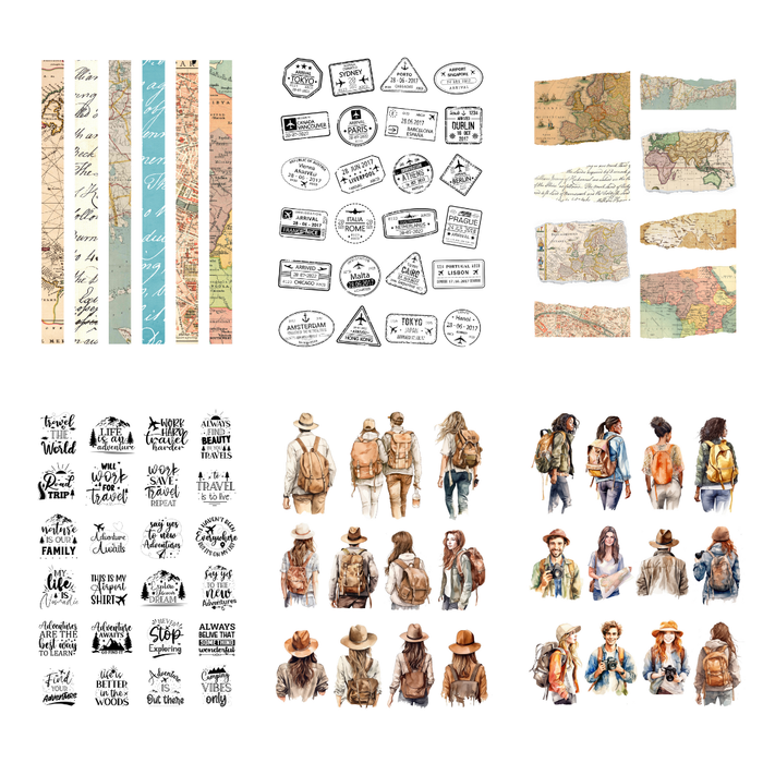 Travel the World - Sticker Book