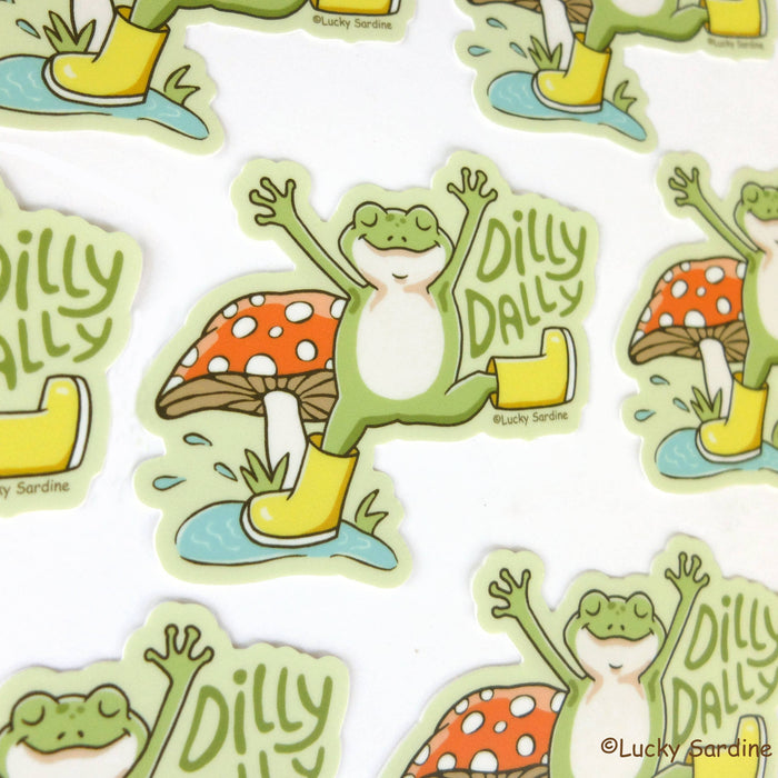 Dilly Dally Vinyl Sticker