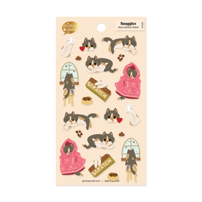 Snuggles Deco Washi Sticker Sheet