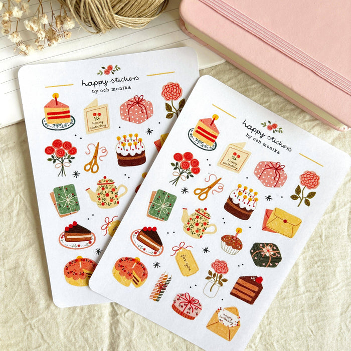 Sweet Birthday - Sticker Sheet